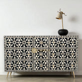 Bone Inlay Moroccan Design 9 Drawers Chest